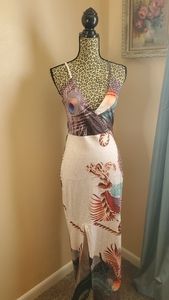 NWOT: Beautiful peacock summer dress